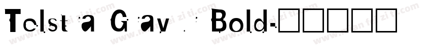 Telstra Gravur Bold字体转换